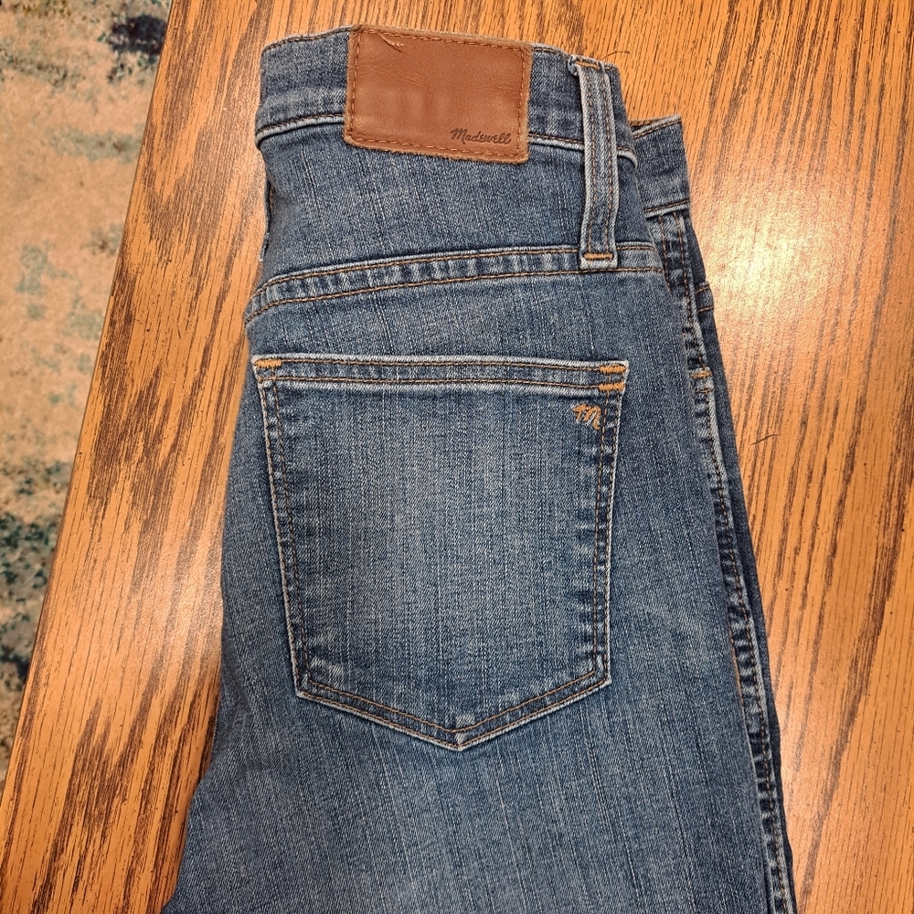 Madewell Curvy High Rise Skinny Jeans: Drop Step Hem Edition - Picture 7 of 11